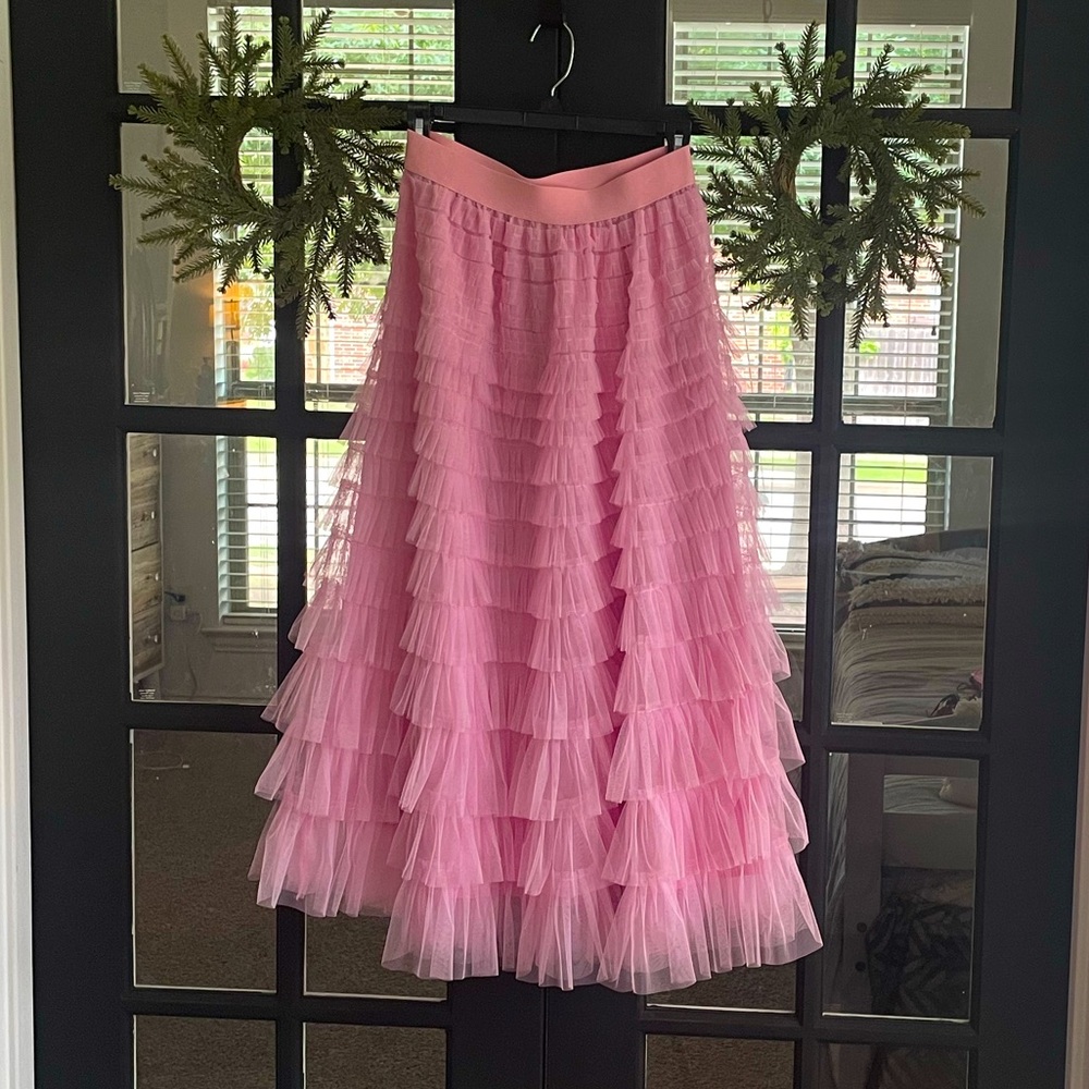 Bubblegum Pink Tulle Maci Skirt